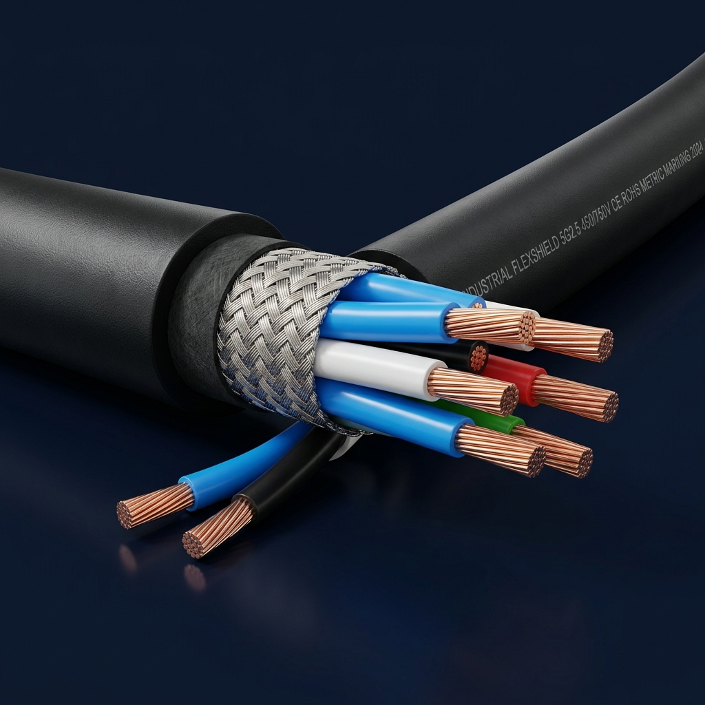 Industrial 3D Cable Render